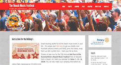 Desktop Screenshot of beachfestival.com